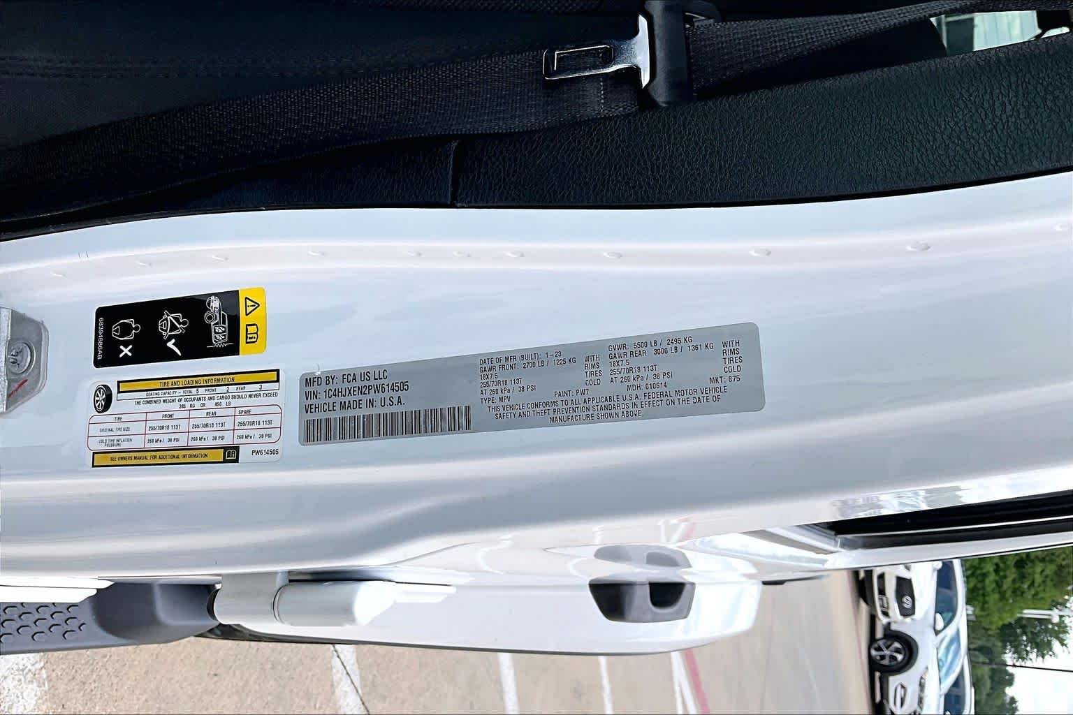 Used 2023 Bright White Clearcoat Jeep Sahara image 34