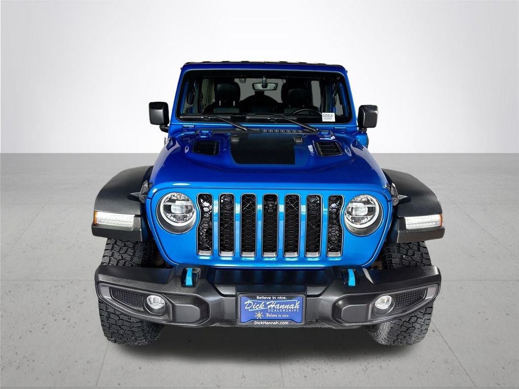 Used 2022 Blue Jeep Unlimited Rubicon 4xe image 3
