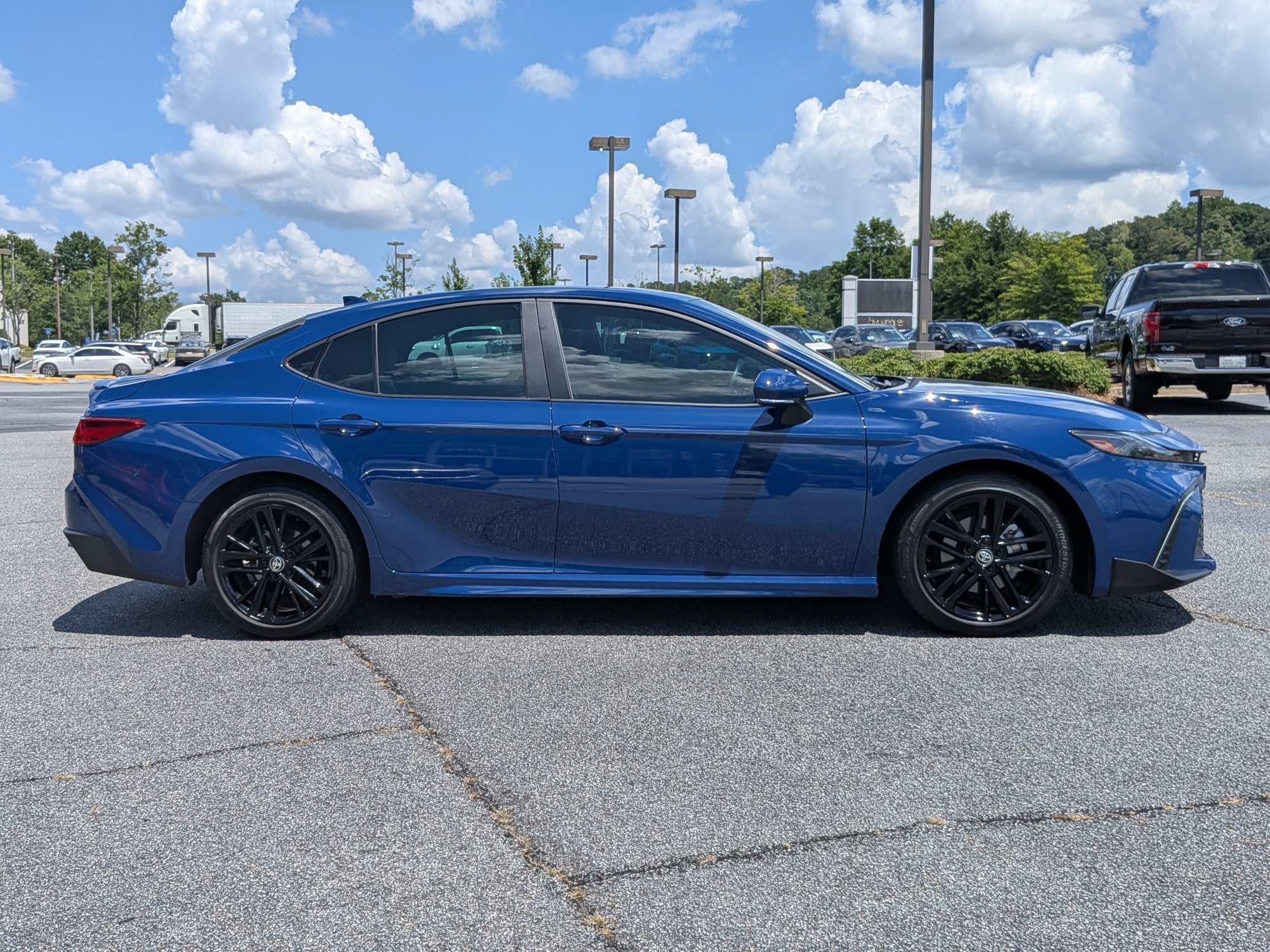Used 2025 Blue Toyota SE image 2
