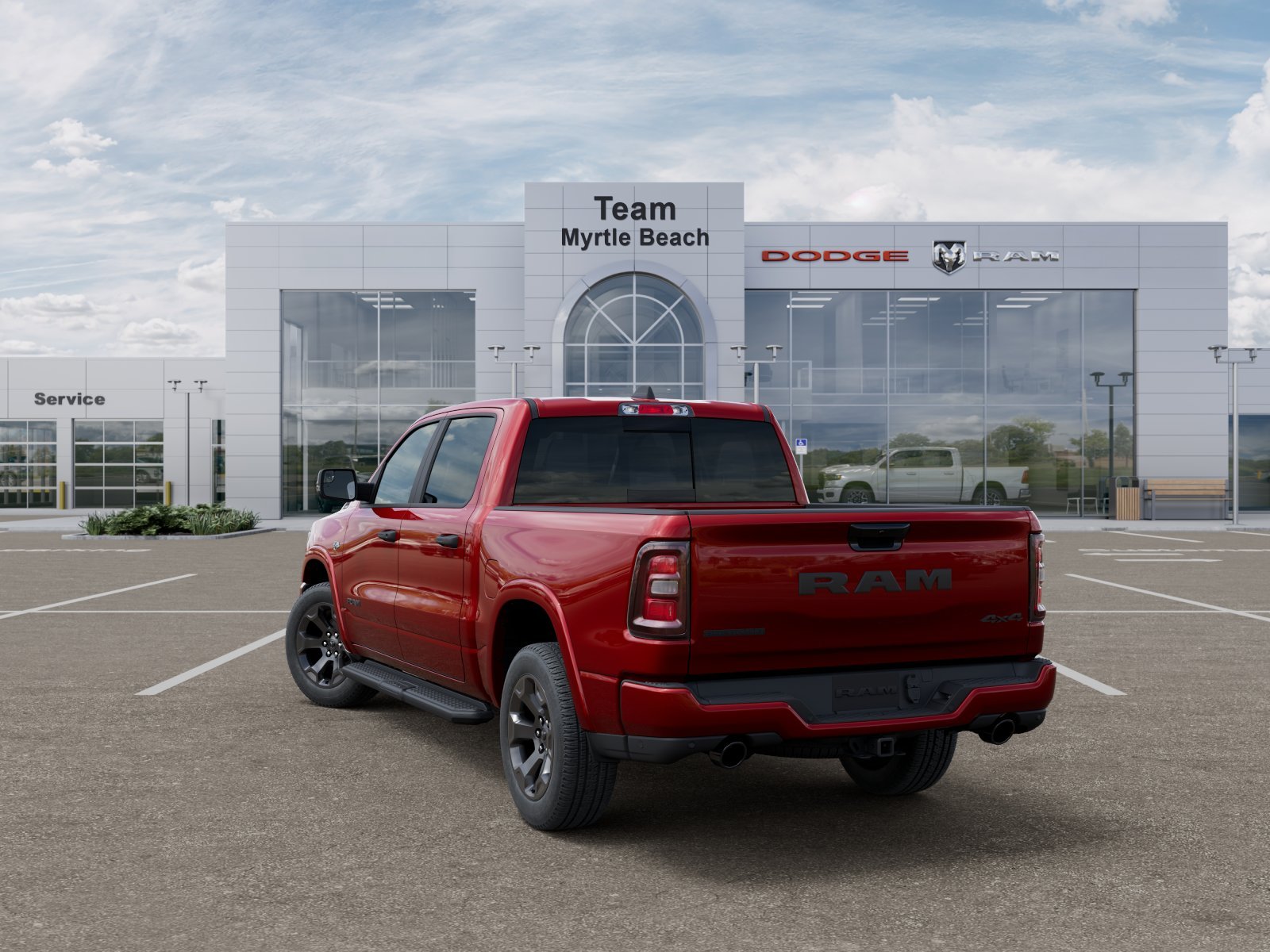 New 2026 Molten Red Pearl-Coat Exterior Paint RAM Big Horn/Lone Star image 30