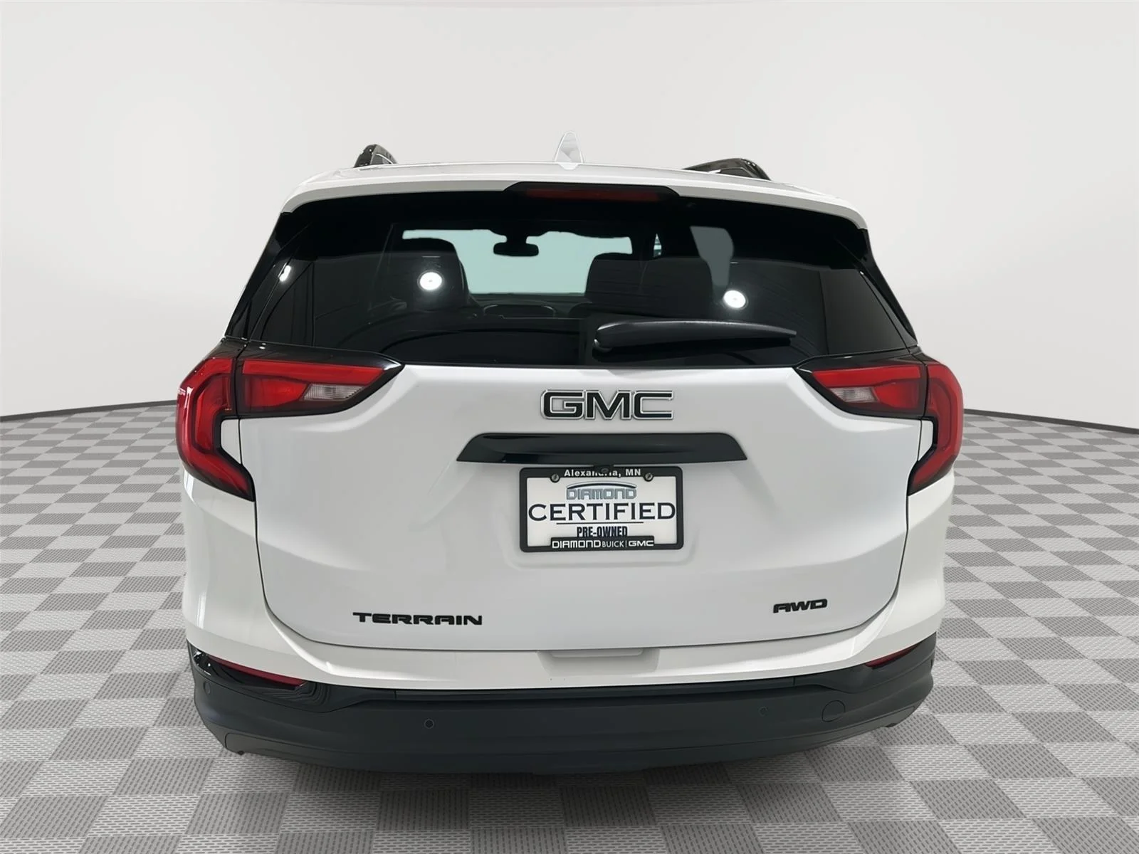 Used 2021 SUMMIT WHITE GMC SLT image 4