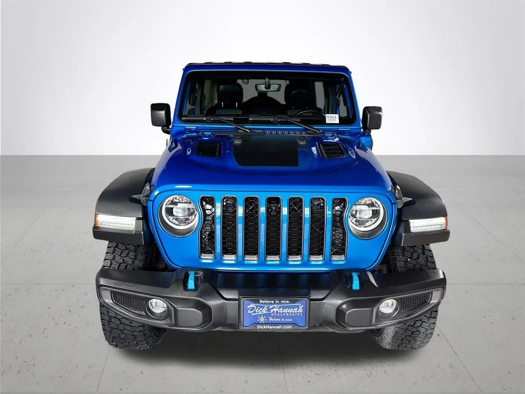 Used 2022 Blue Jeep Unlimited Rubicon 4xe image 3