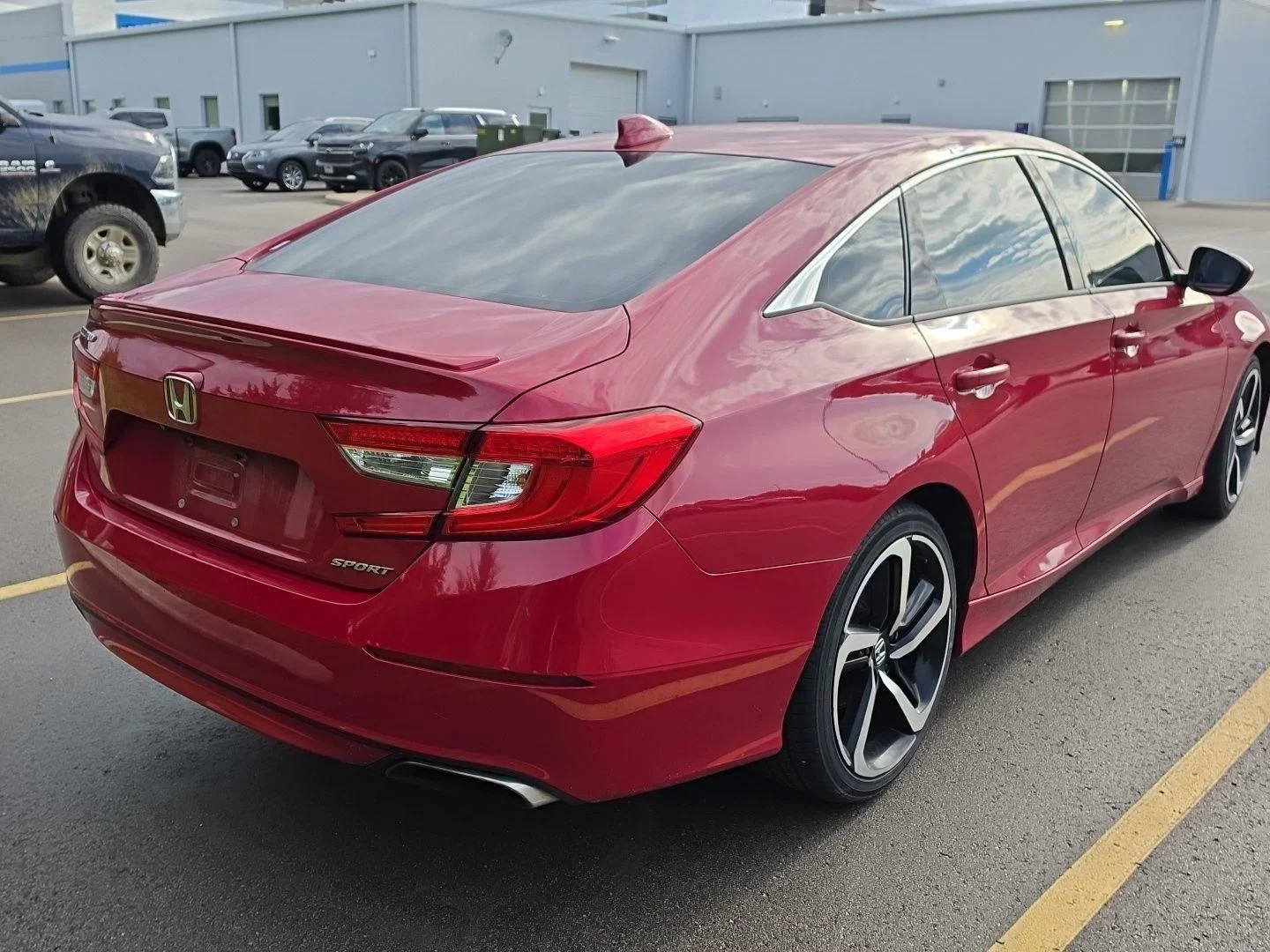 Used 2019 San Marino Red Honda Sport image 3