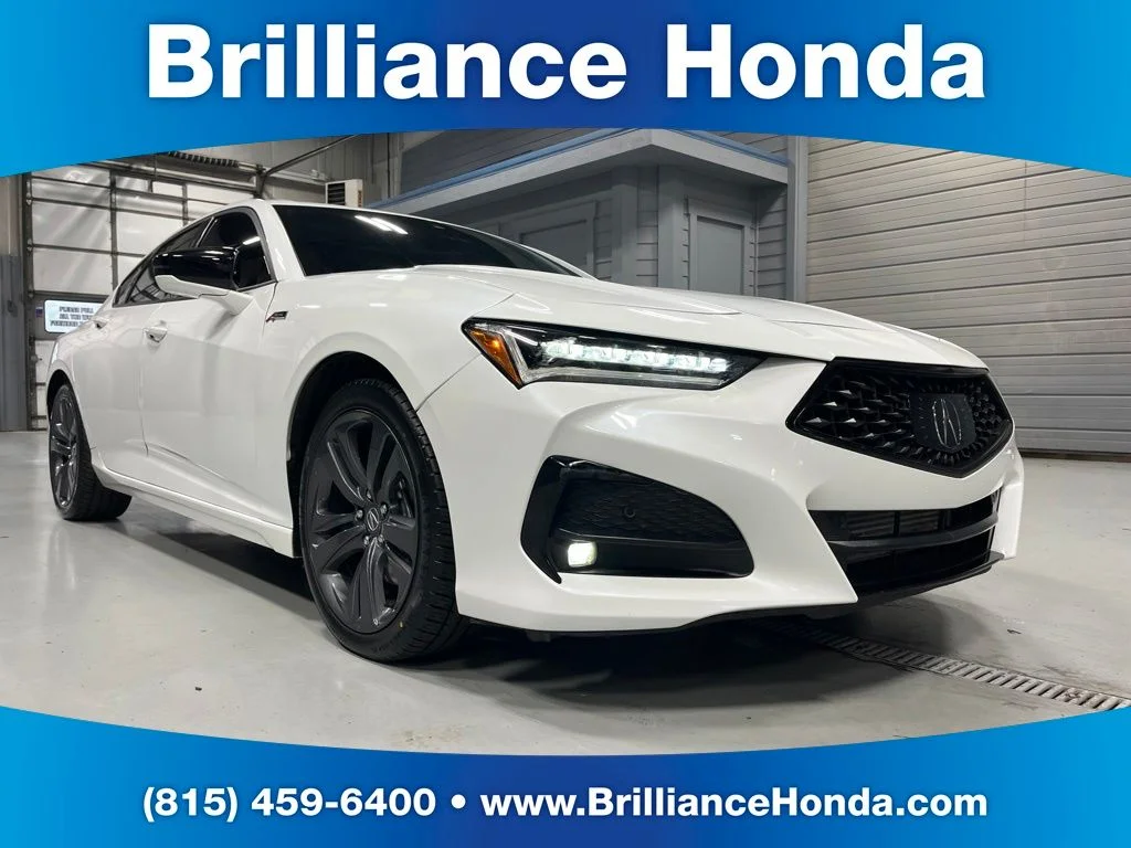 Used 2022 Platinum White Pearl Acura A-Spec Package image 1
