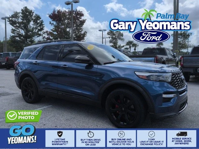 Used 2021 Blue Ford ST image 1