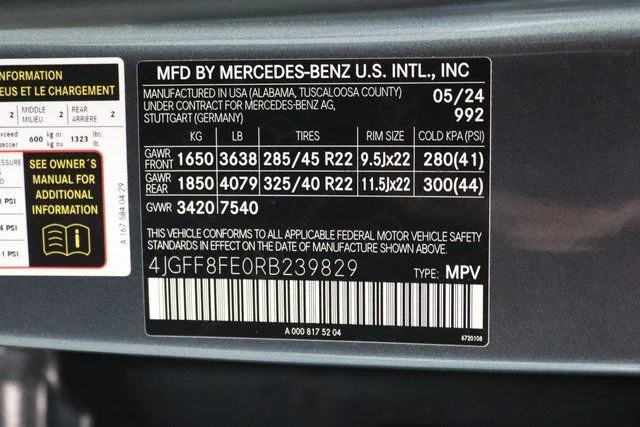 Used 2024 Selenite Gray Metallic Mercedes-Benz GLS 580 image 39