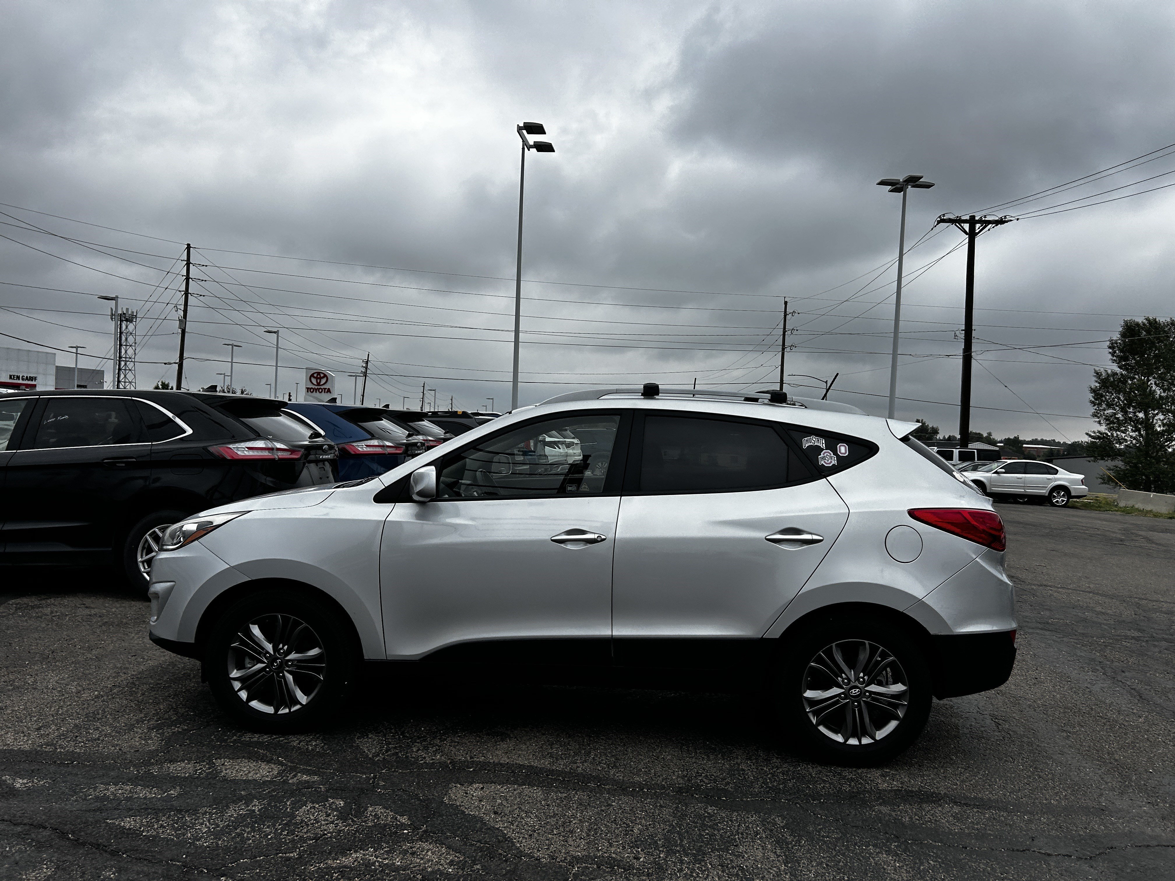 Used 2015 Hyundai Tucson SE with VIN KM8JUCAG3FU023727 for sale in Cheyenne, WY