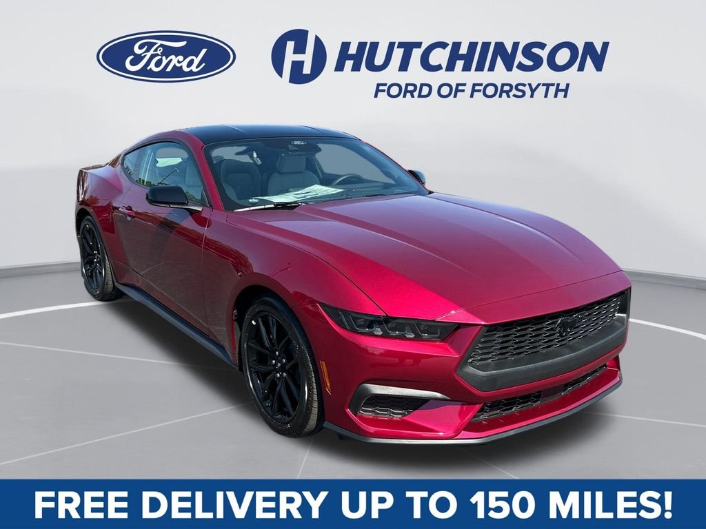 Pink (Molten Magenta Metallic Tri-coat) 2025 Ford Mustang EcoBoost Premium Fastback RWD Coupe Rear-Wheel Drive