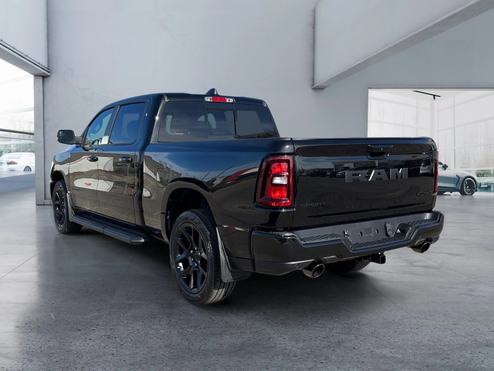 New 2027 Diamond Black Crystal Pearl Ram Sport image 3