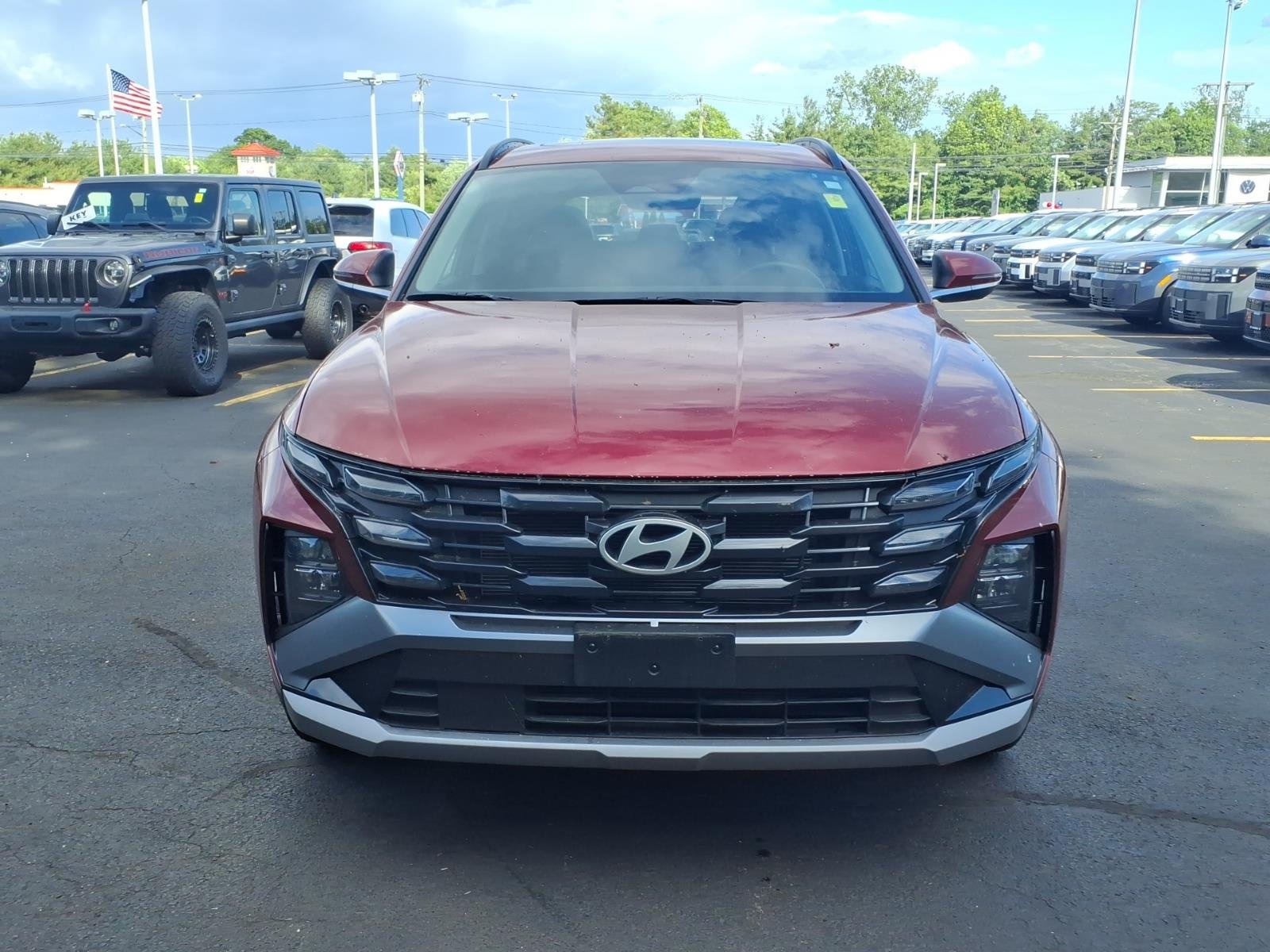 Used 2025 Ultimate Red Pearl Hyundai SEL Convenience image 2