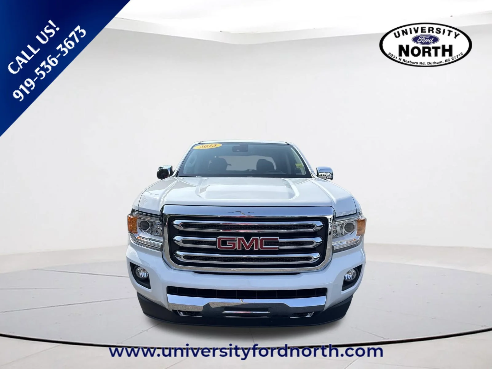 Used 2015 Summit White GMC 4WD SLT image 2
