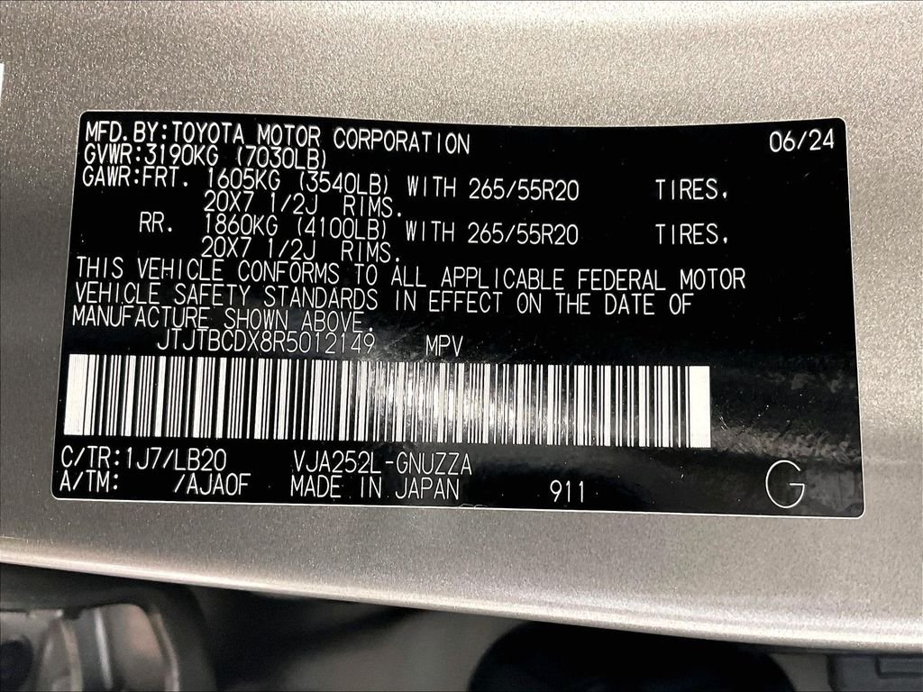 Used 2024 Silver Lexus 550 Premium+ image 37
