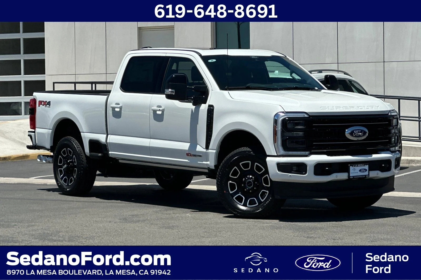 New 2026 Star White Metallic Tri-Coat Ford F-250® Platinum® image 1