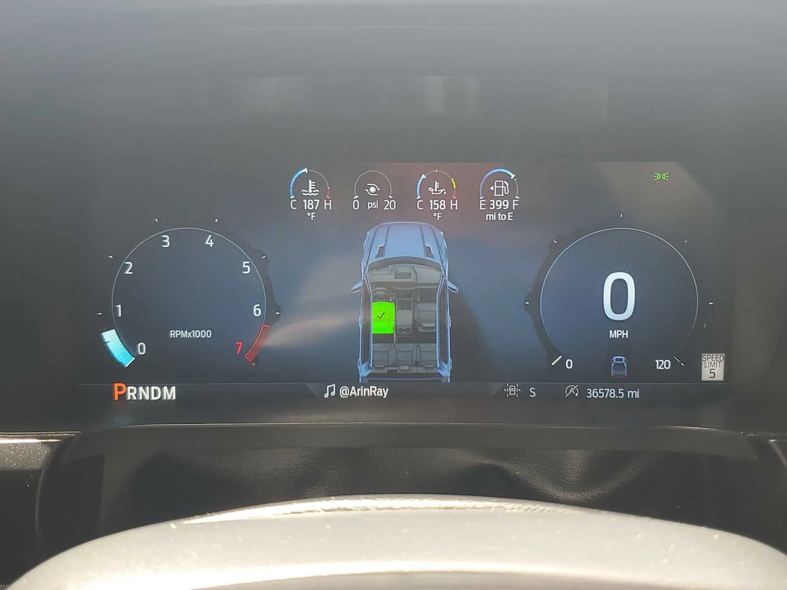 Used 2025 Space White Metallic Whi Ford Tremor image 25