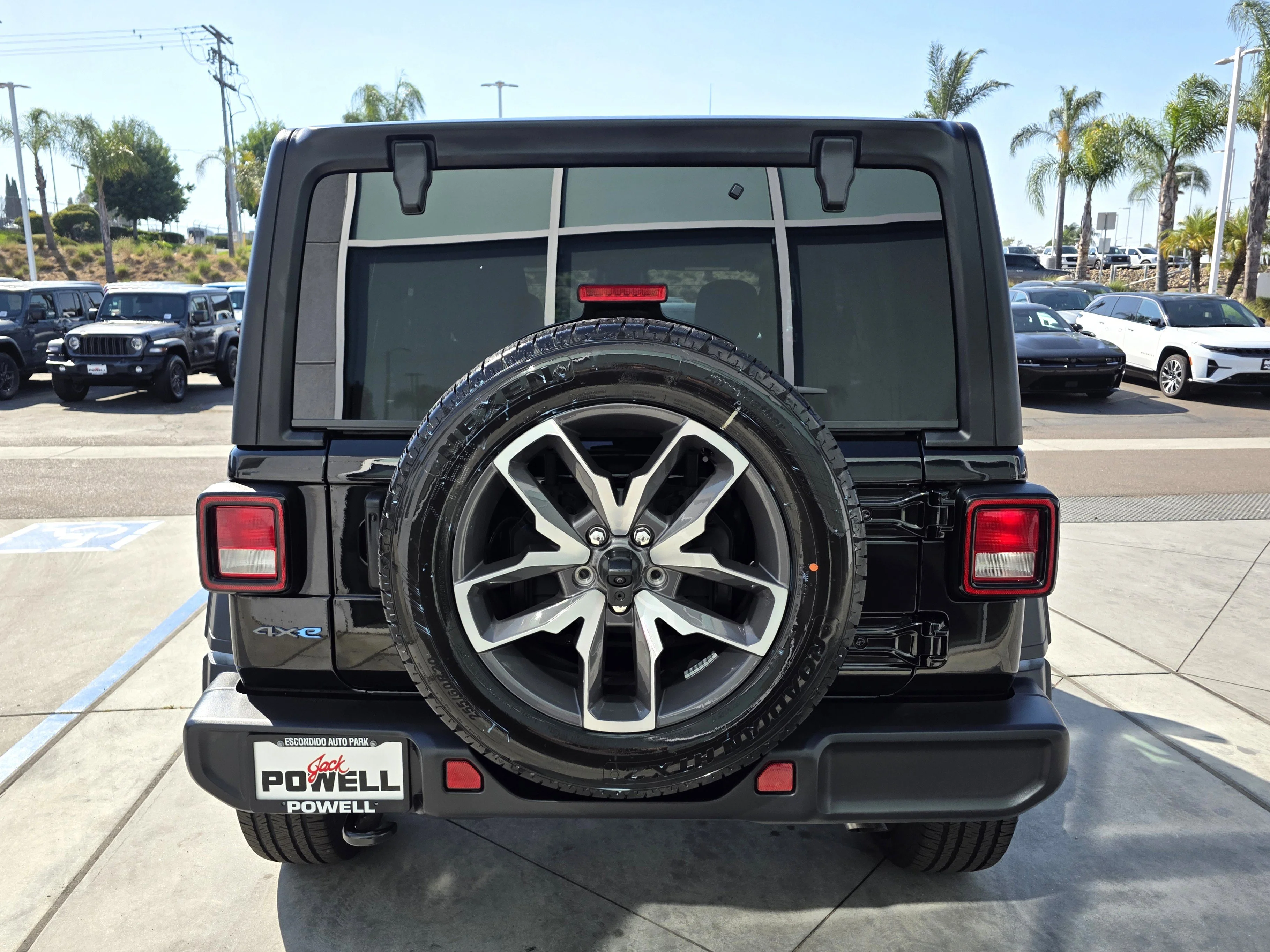 New 2025 Black Clearcoat Jeep Sport S 4xe image 4