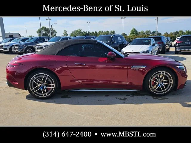 Certified Used 2022 Red Mercedes-Benz SL 55 AMG® image 1