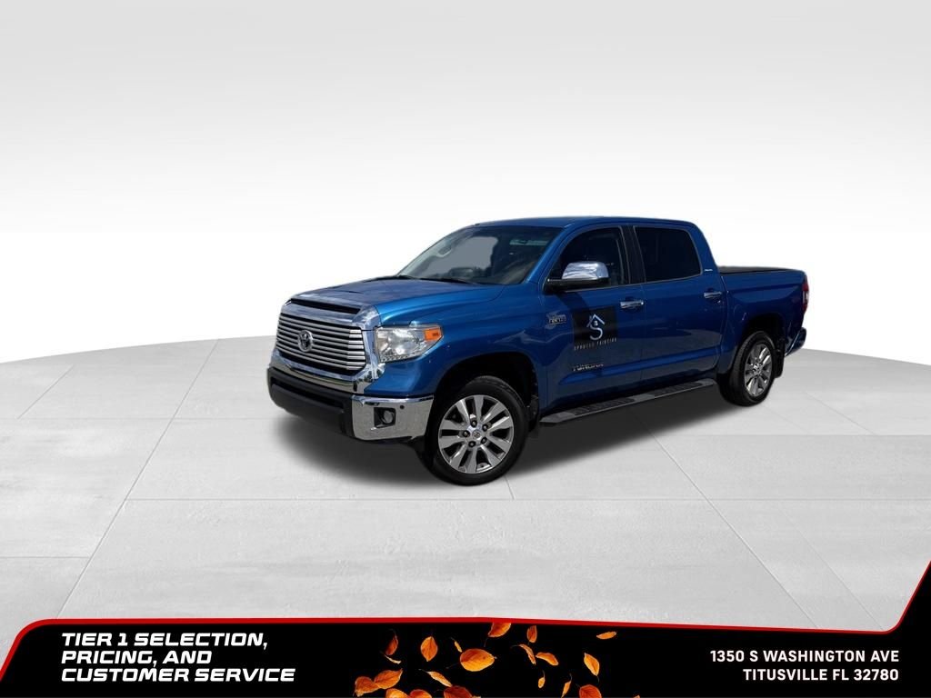 Used 2017 Blue Toyota Limited image 3