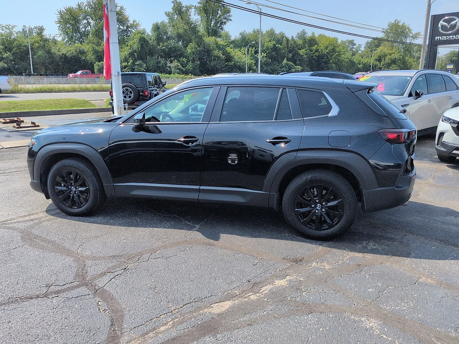 Used 2025 Jet Black Mica Mazda 2.5 S Preferred Package image 4