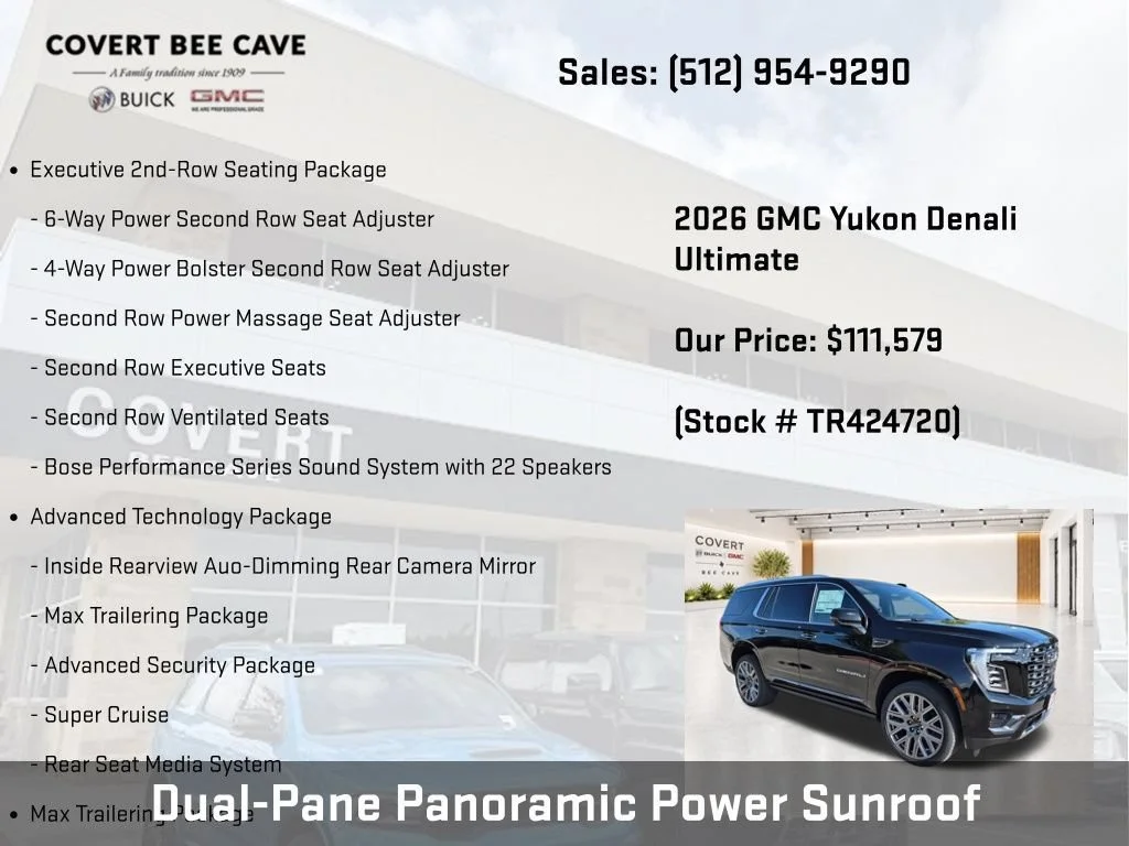 New 2026 Onyx Black GMC Denali Ultimate image 22