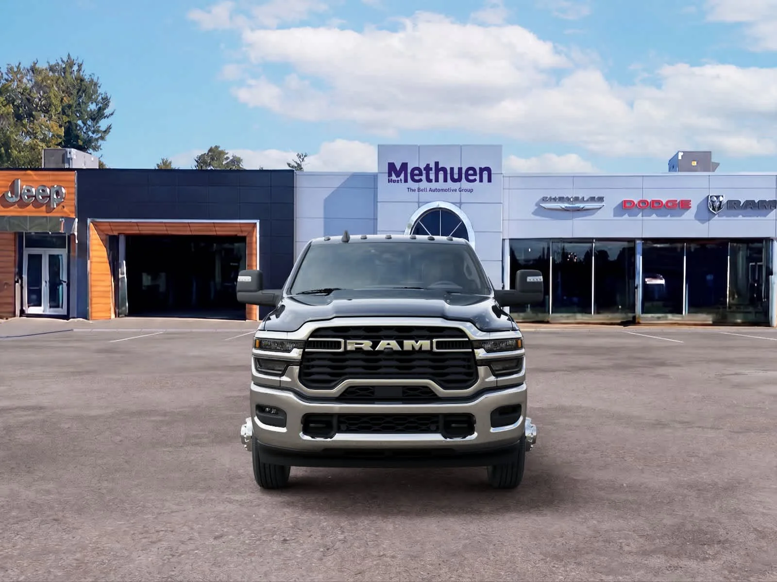 New 2026 Diamond Black Crystal Pearlcoat Ram Tradesman image 6
