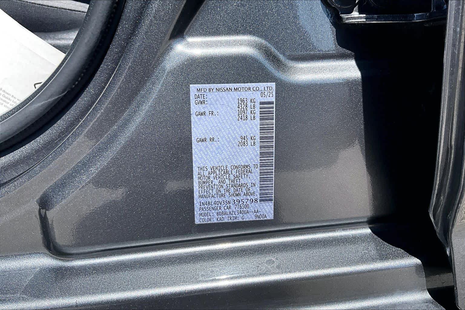 2025 Nissan Altima SV - Photo 34