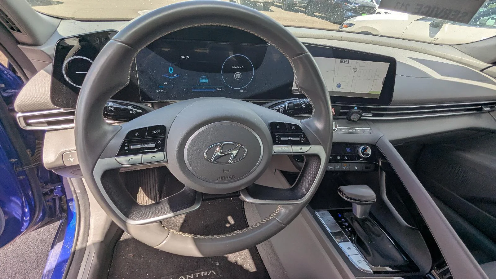 Used 2023 Intense Blue Hyundai SEL image 10