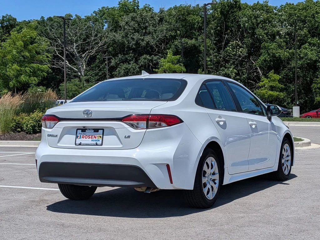 Used 2023 White Toyota LE image 7