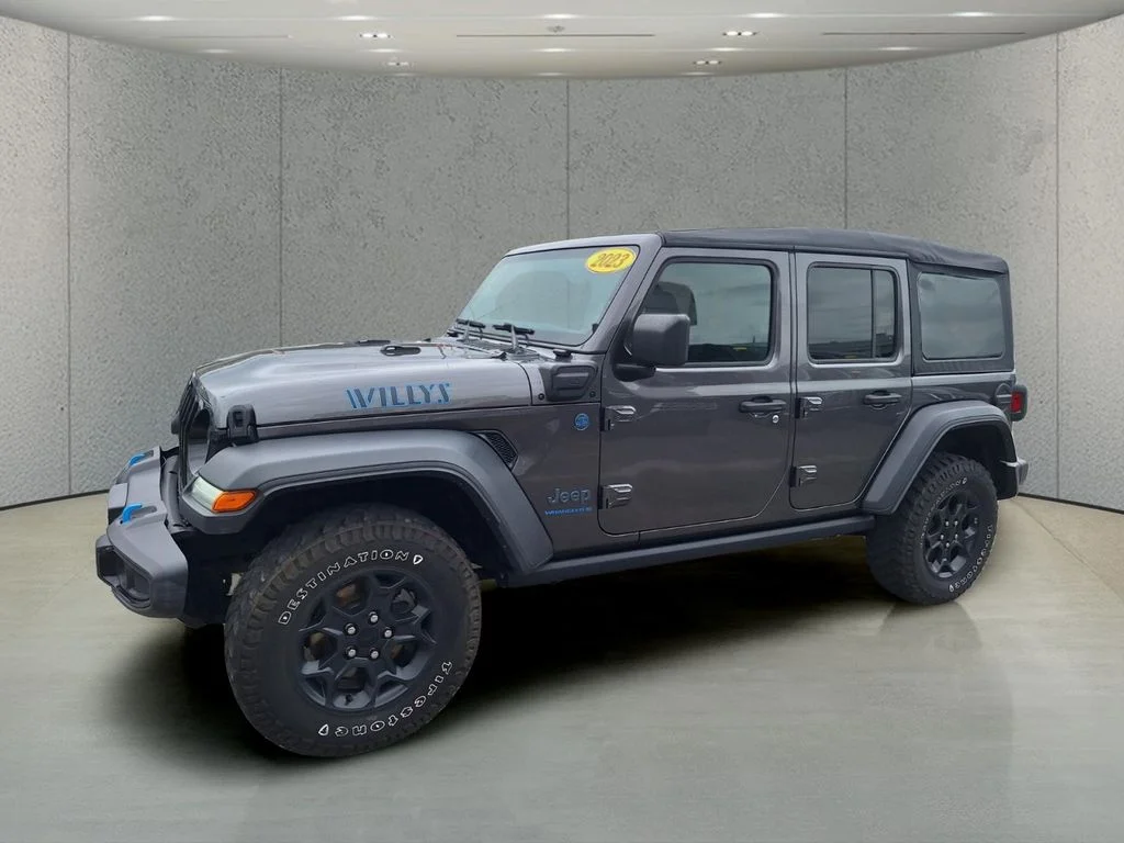 Used 2023 Gray Jeep Willys 4xe image 9
