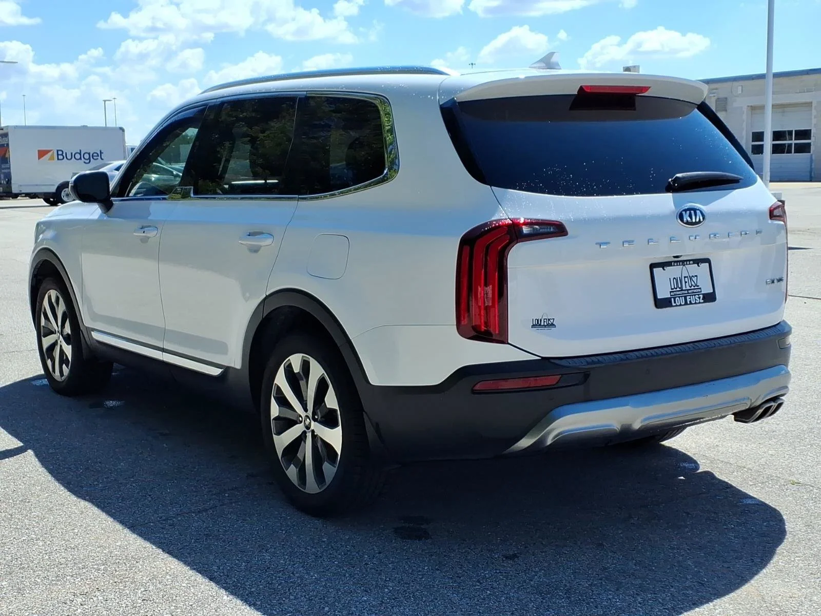 Used 2021 Glacial White Pearl Kia EX image 5