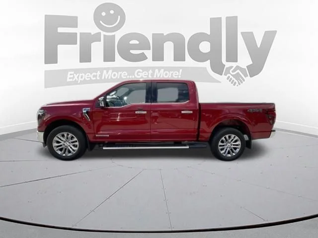 Used 2025 Rapid Red Metallic Tinted Clearcoat Ford Lariat image 2