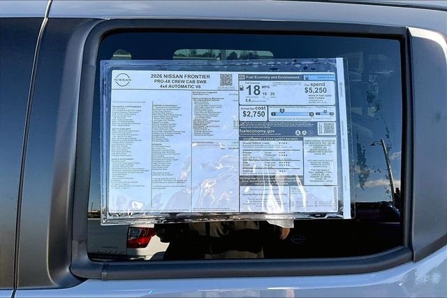 New 2026 Nissan Frontier Crew Cab SWB PRO-4X