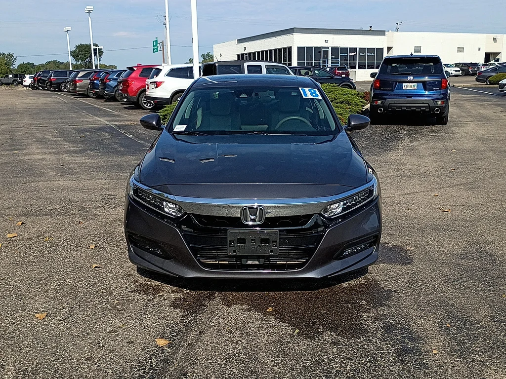 Certified Used 2018 DK. GRAY Honda EX image 8