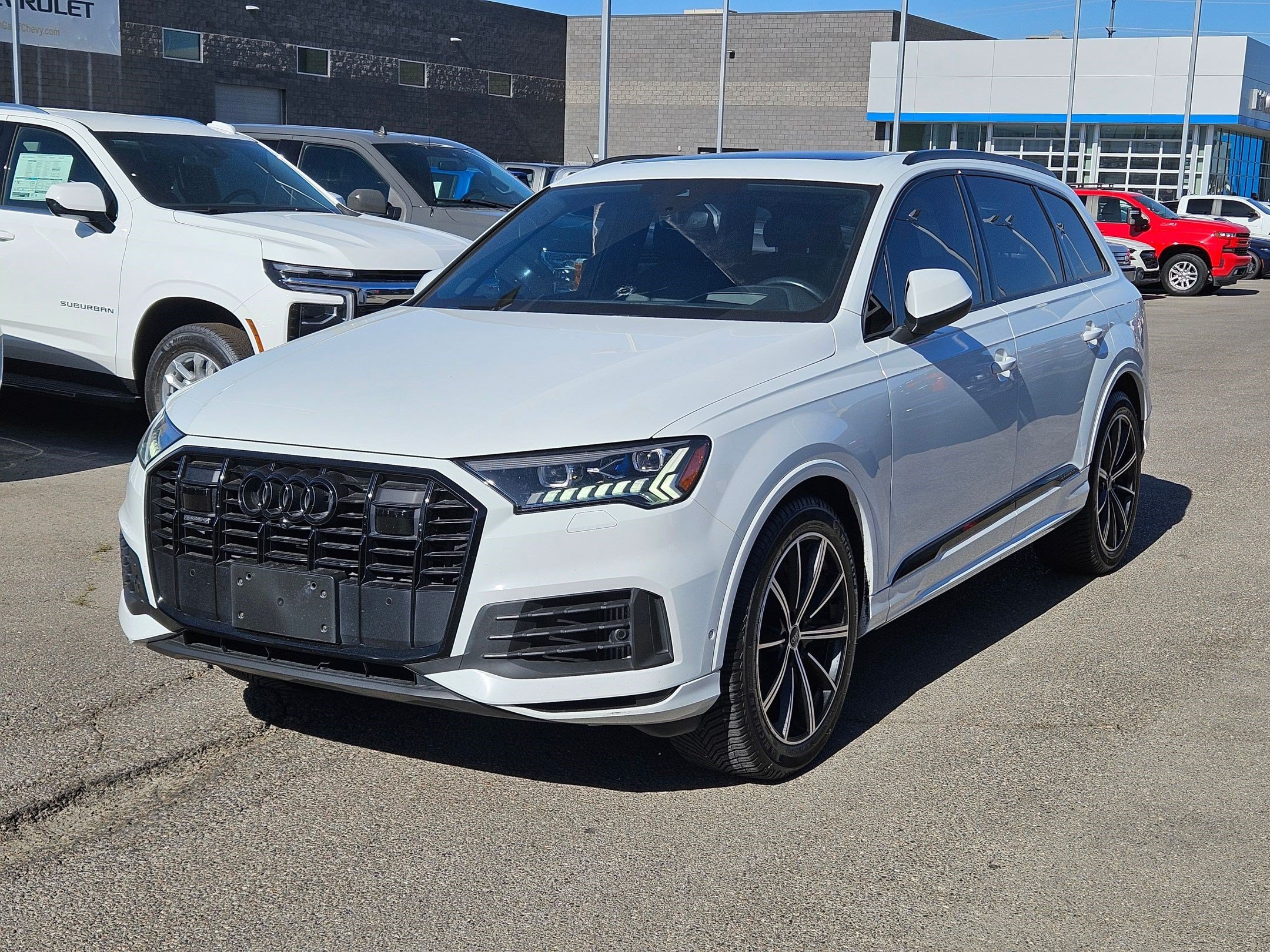 Used 2021 Glacier White Audi Prestige image 8