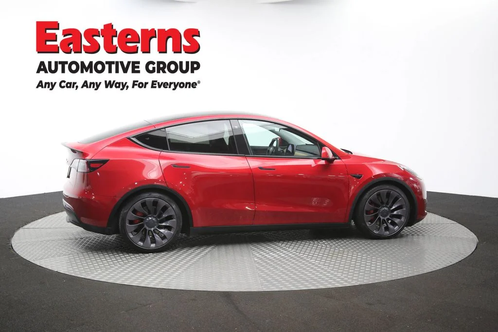 Used 2020 Red Tesla Performance image 39
