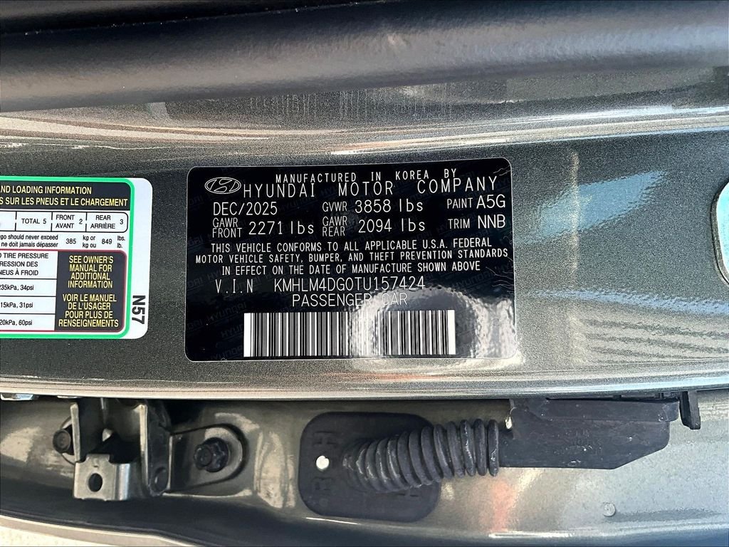 Certified Used 2026 Gray Hyundai SEL Sport image 21