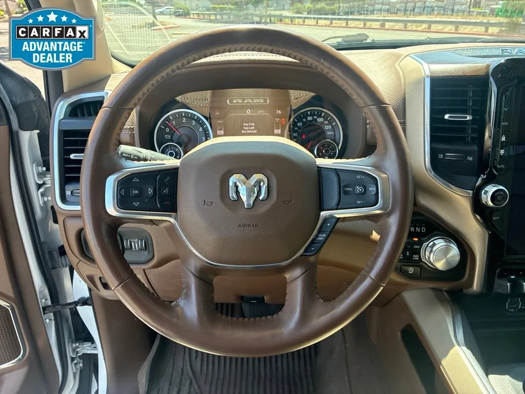 Used 2021 Ivory White Tri-c Ram Laramie image 10