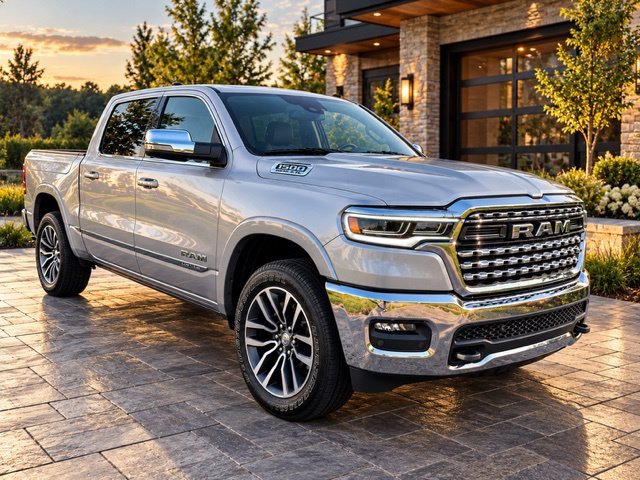 Used 2025 Billet Silver Metallic Ram Limited image 1