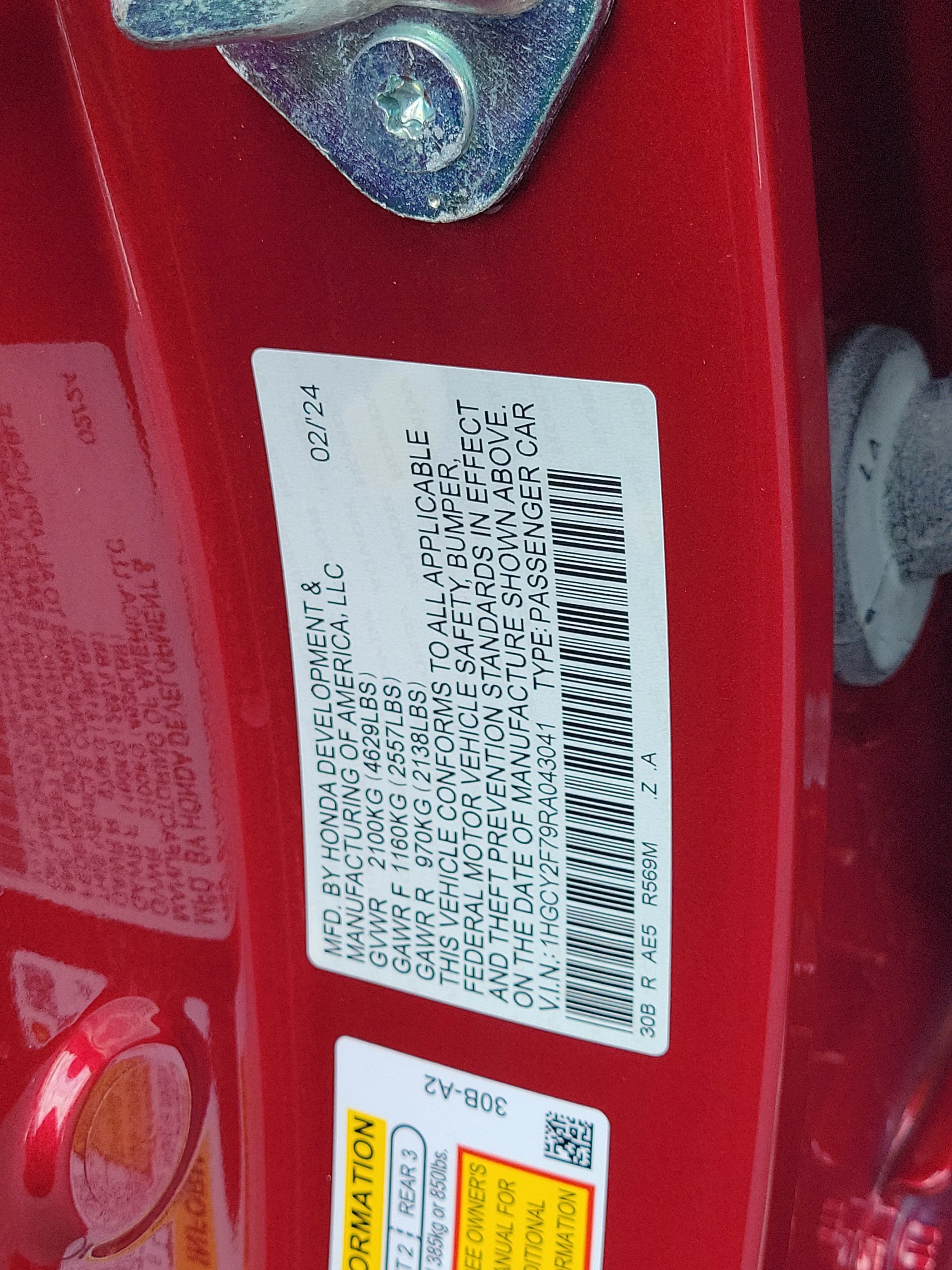 2024 Honda Accord Hybrid Sport-L - Photo 68