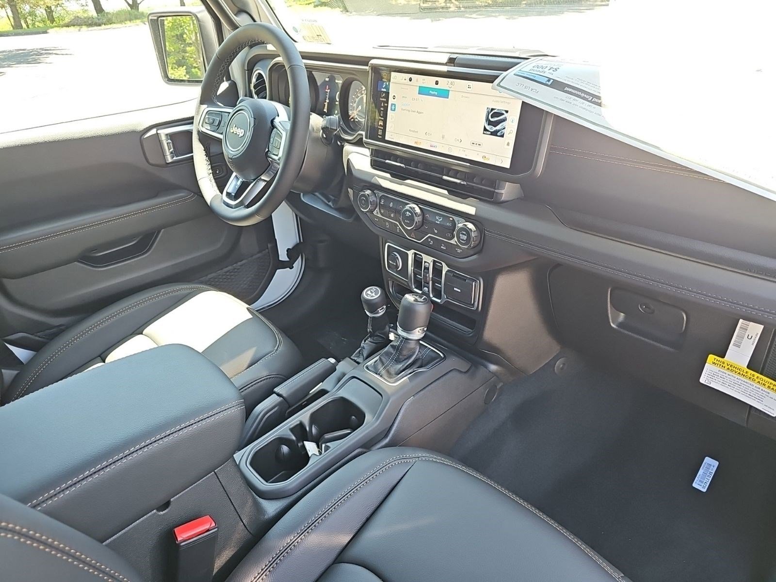 New 2026 Bright White Clearcoat Jeep Sahara image 12