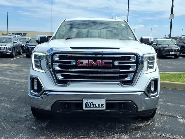 Used 2021 SUMMIT WHITE GMC SLT image 26