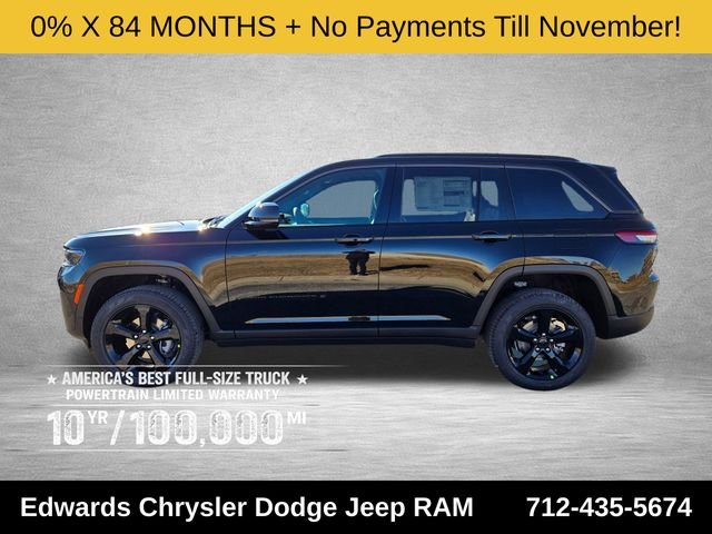 New 2026 Diamond Black Crystal Pearl-Coat Exterior Paint Jeep Limited image 8