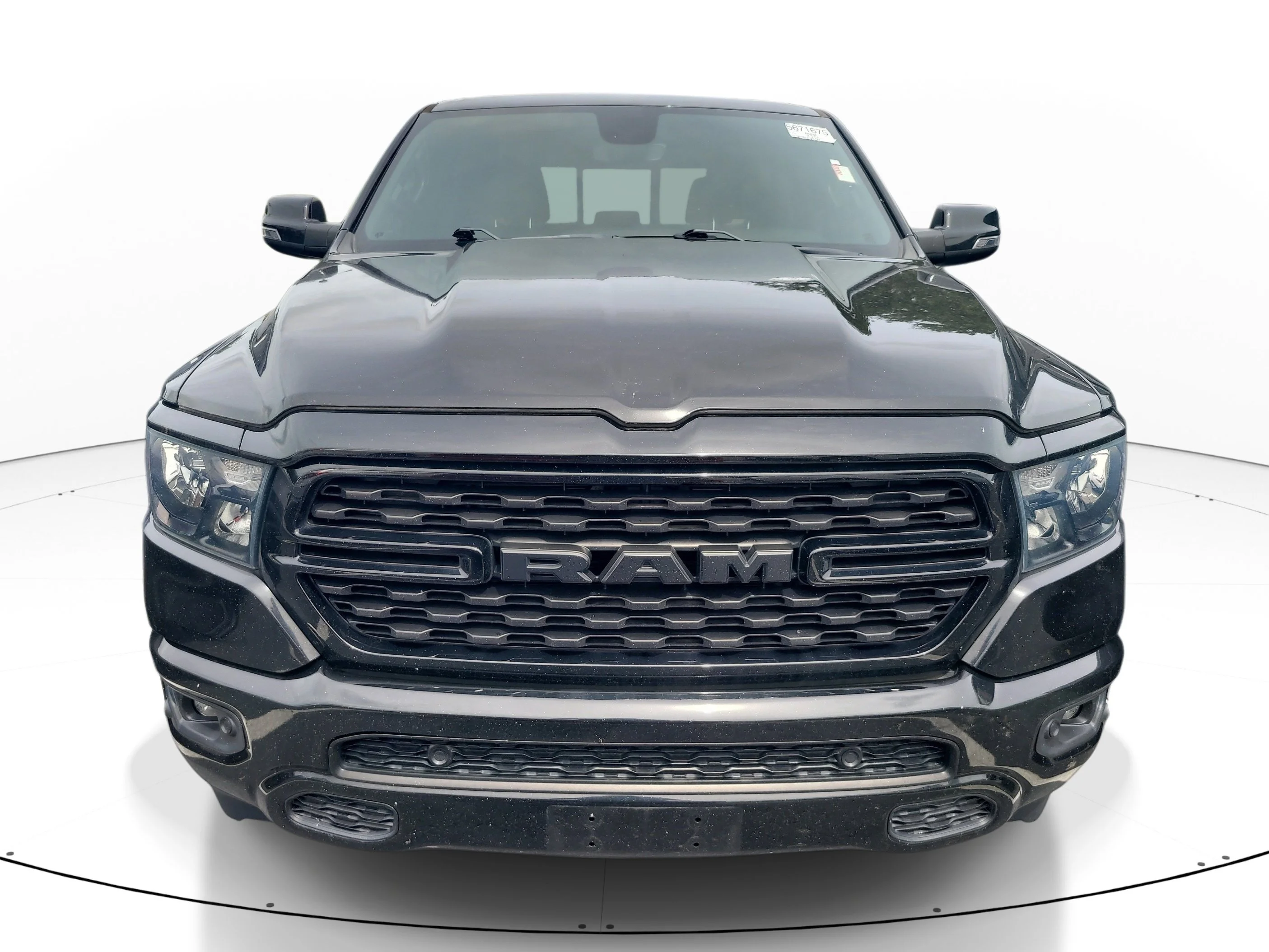 Used 2023 Diamond Black Crystal Pearlcoat Ram Big Horn image 2