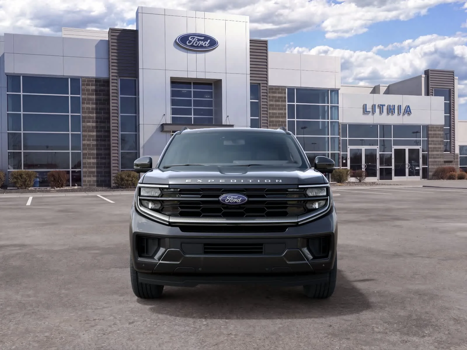 New 2027 Dark Matter Gray Metallic Ford Platinum image 3