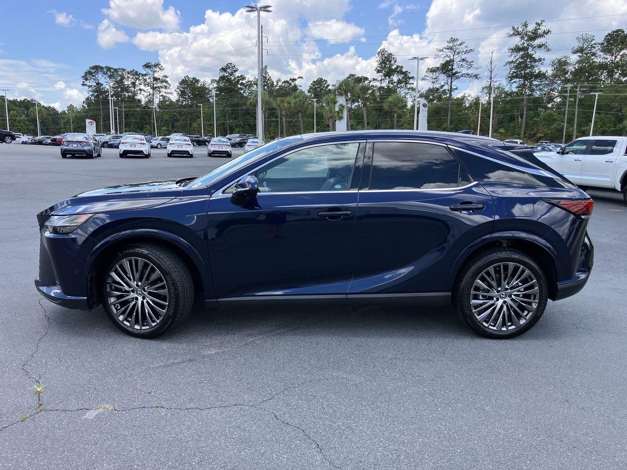 Used 2023 Blue (Nightfall Mica) Lexus 350 Luxury image 2