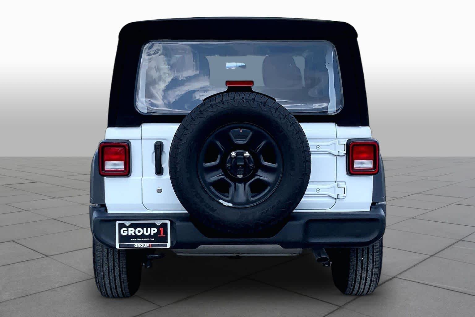 Used 2024 Bright White Clearcoat Jeep Sport image 5
