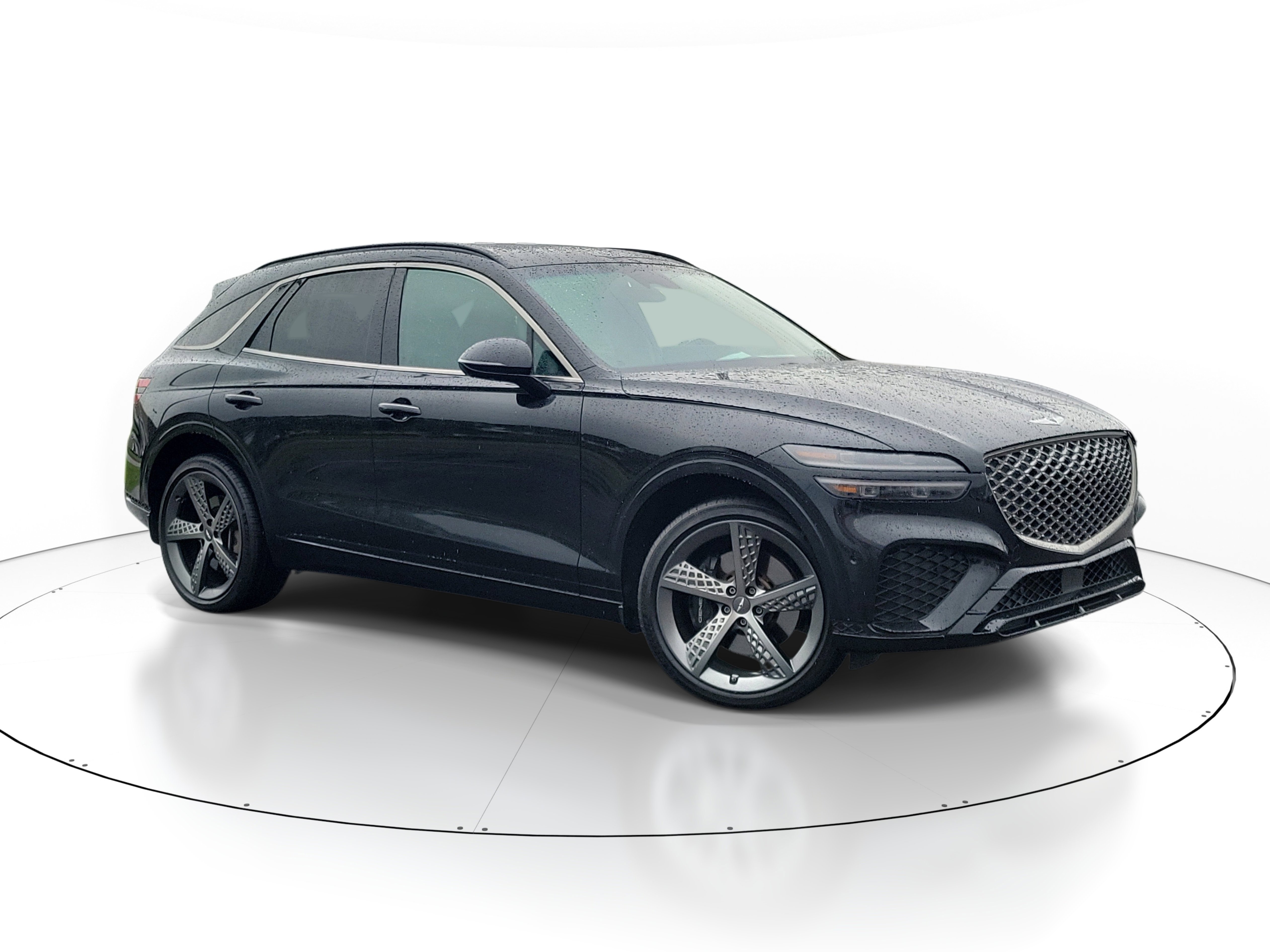 Vik Black 2022 Genesis GV70 3.5T Sport AWD SUV / Crossover All-Wheel Drive
