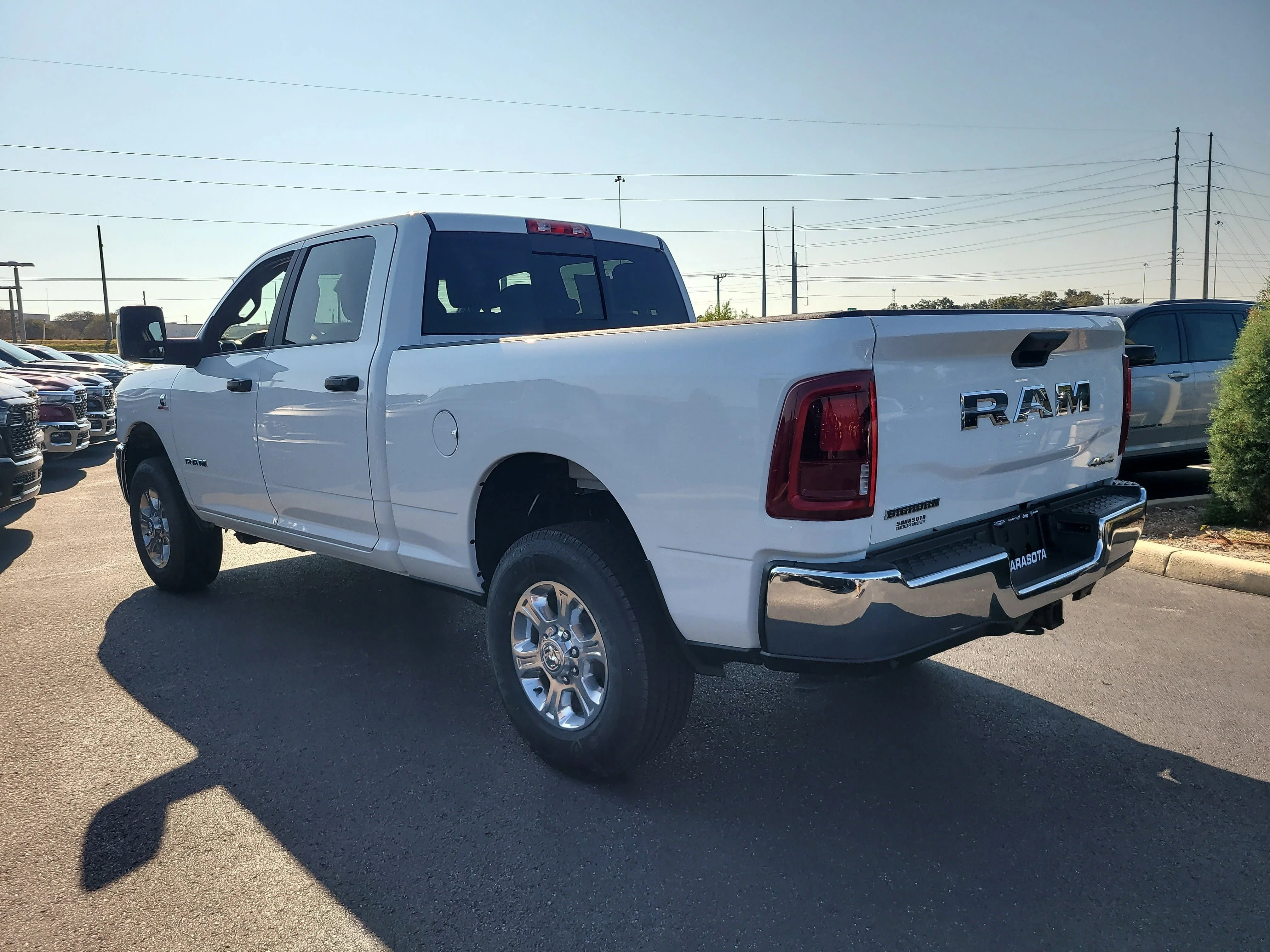 New 2026 Bright White Clearcoat RAM Big Horn image 8