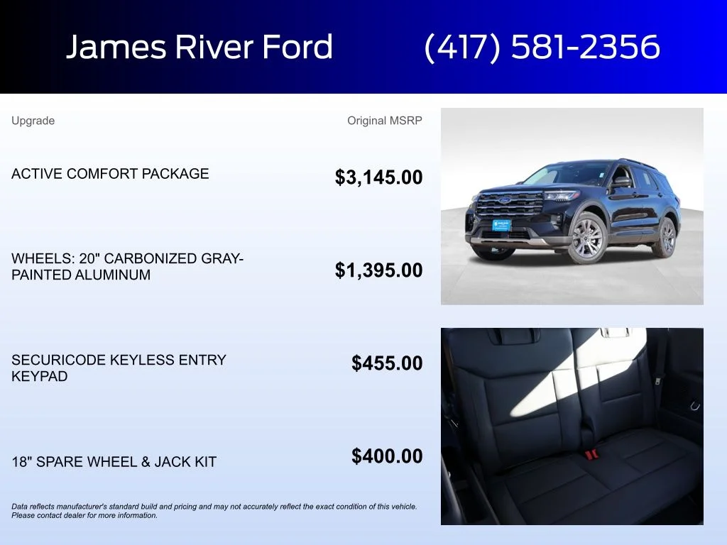 New 2026 Agate Black Metallic Ford Active image 5
