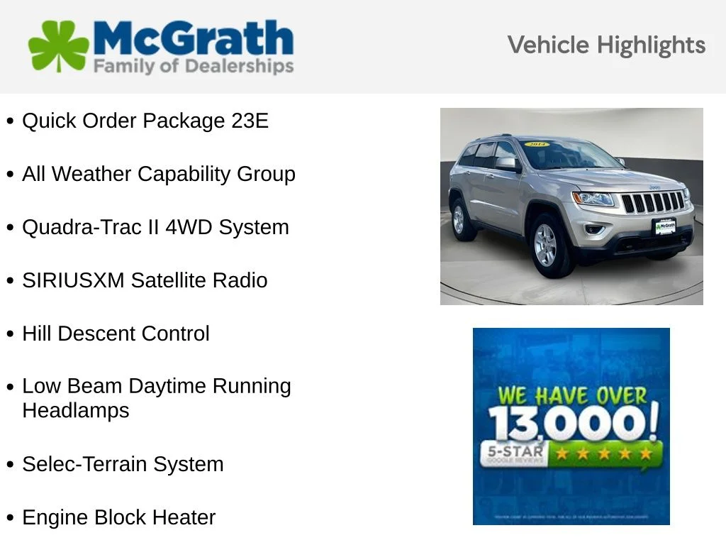 Used 2014 Beige Jeep Laredo image 6