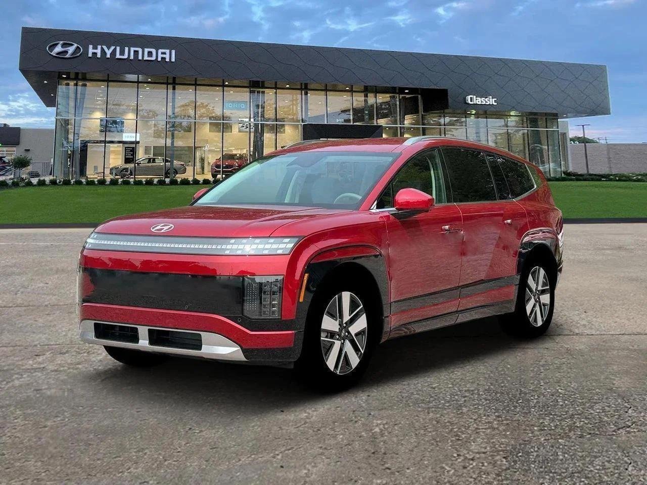 Ultimate Red Metallic 2026 Hyundai Ioniq 9 SUV / Crossover All-Wheel Drive 1-Speed Dual Clutch